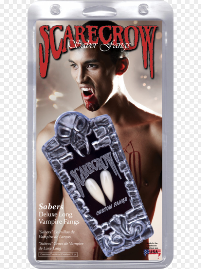 Vampire Teeth Fang Canine Tooth Costume PNG
