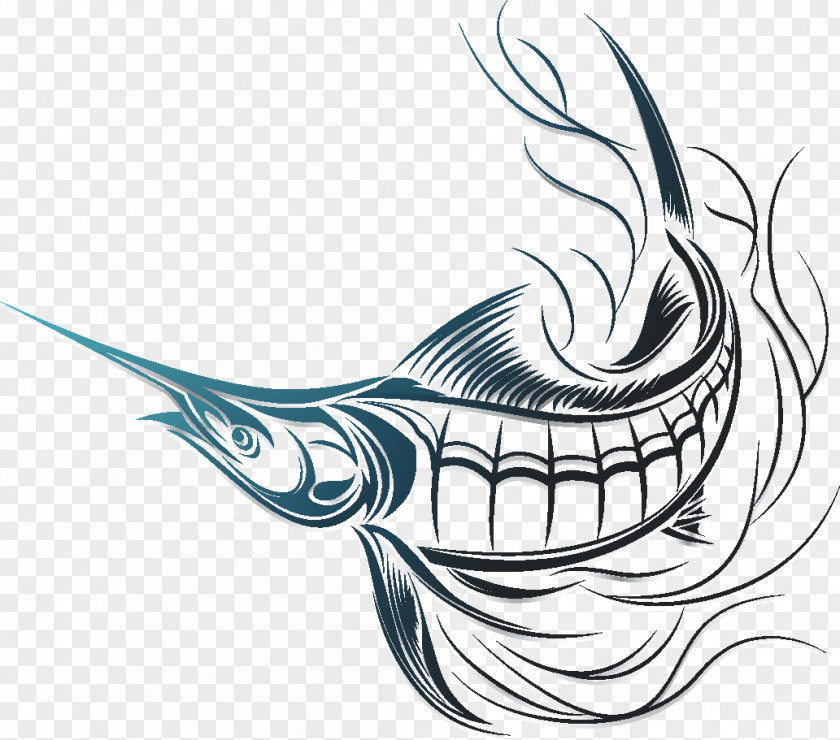 Design Swordfish Drawing Clip Art PNG