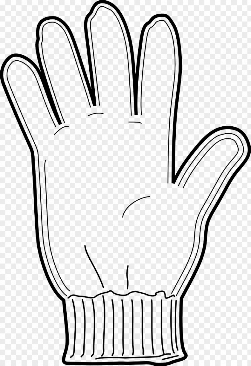 Hand Draw Glove Clip Art PNG