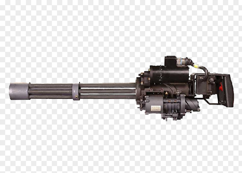 Assault Riffle Minigun Gatling Gun Firearm Weapon Caliber PNG