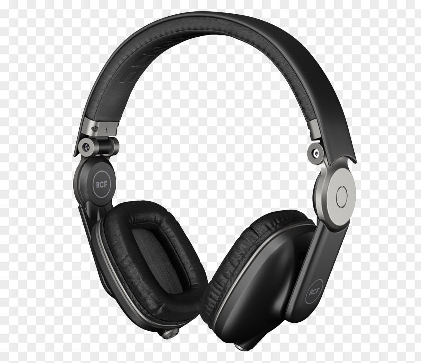 Black Pepper Headphones Disc Jockey RCF Audio Loudspeaker PNG