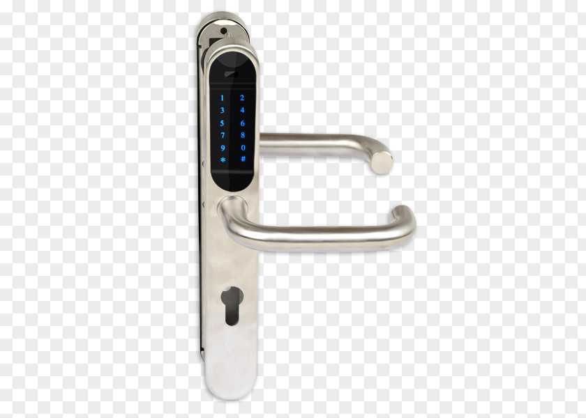 Electronic Lock Door Handle PNG