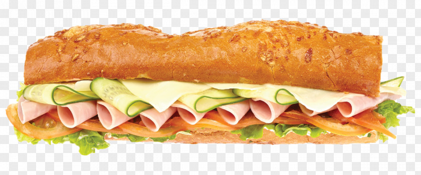 Ham And Cheese Sandwich Panini Baguette Submarine PNG