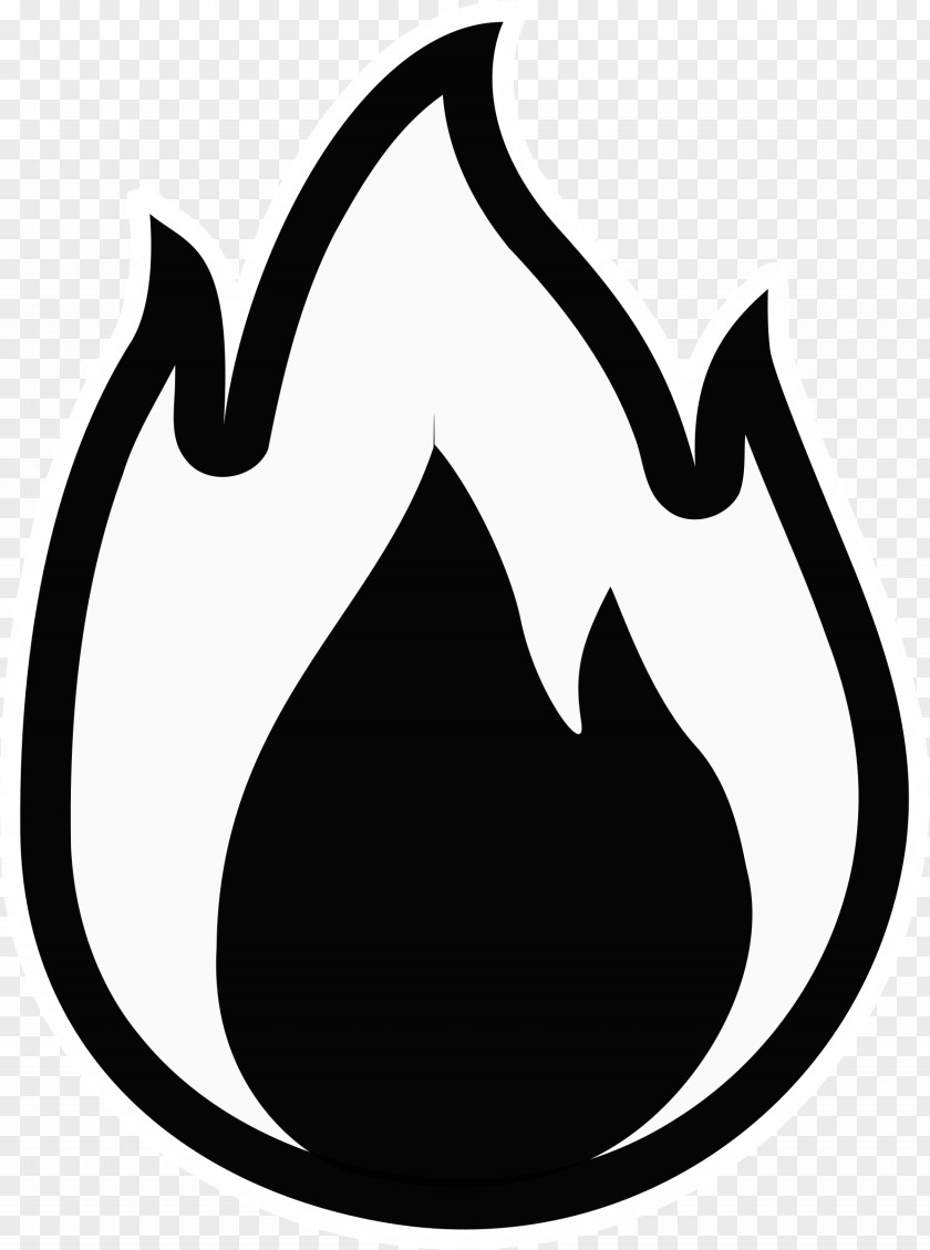 Monochrome Flame Colored Fire Clip Art PNG