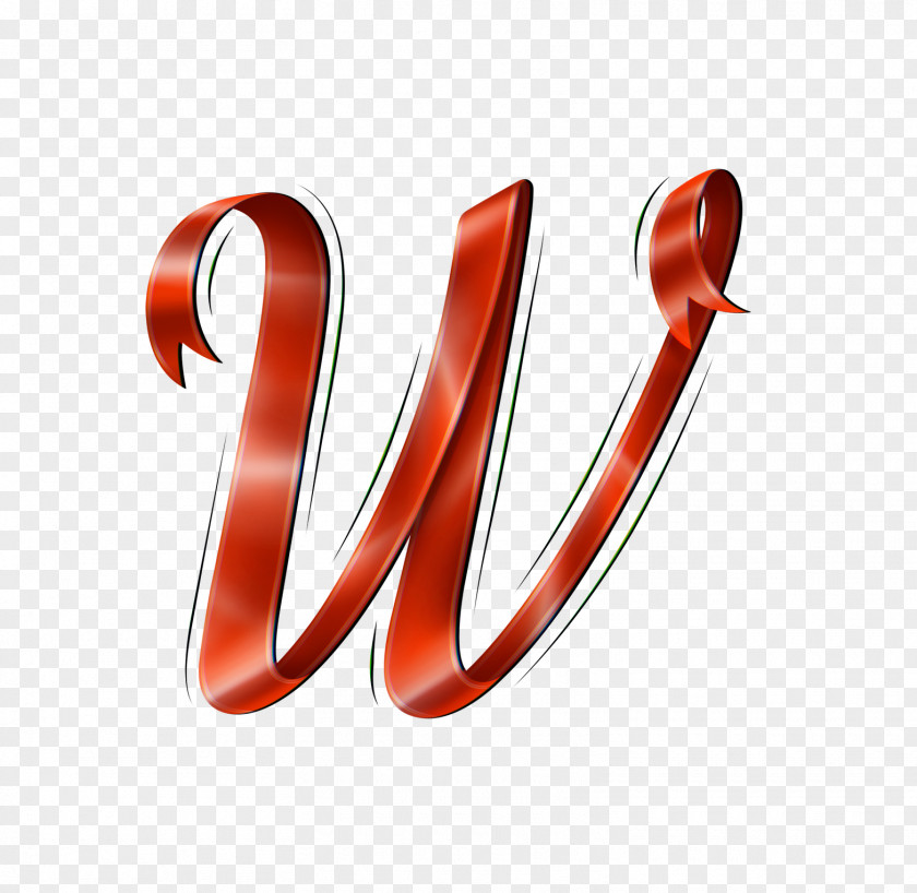 Ribbon Alphabet Font Letter PNG