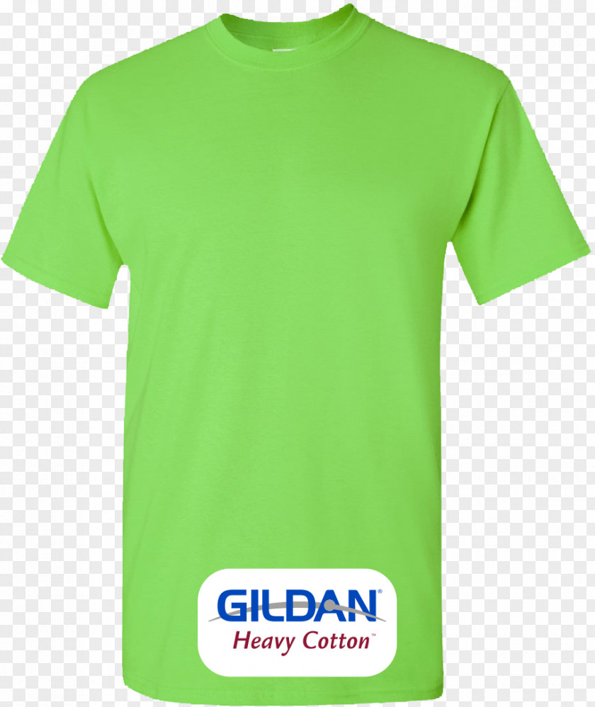 T-shirt Printed Green Gildan Activewear PNG