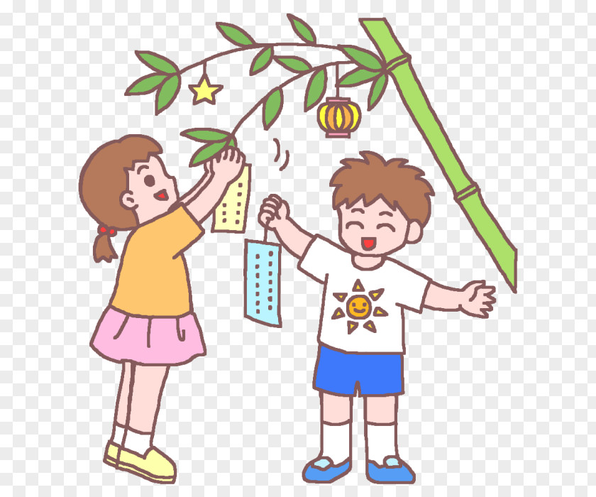 Tanabata Qixi Festival （株）佐々木塗装 Summer Clip Art PNG