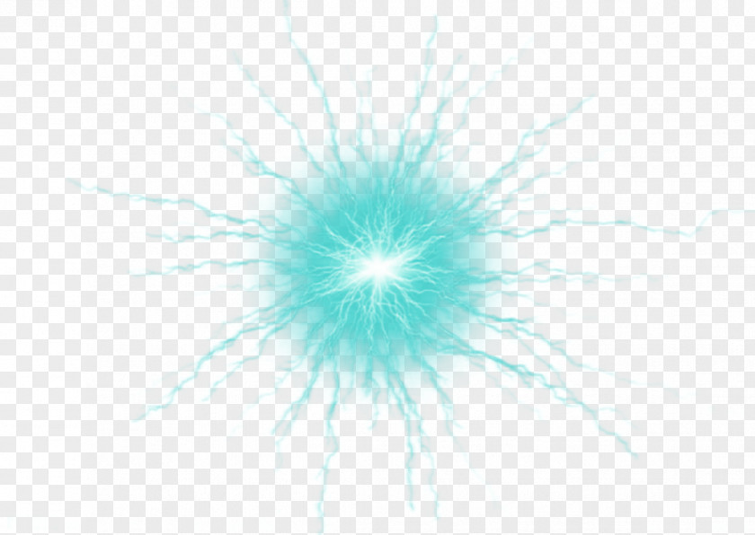 Blue Burst Light Effect Circle Sky Pattern PNG