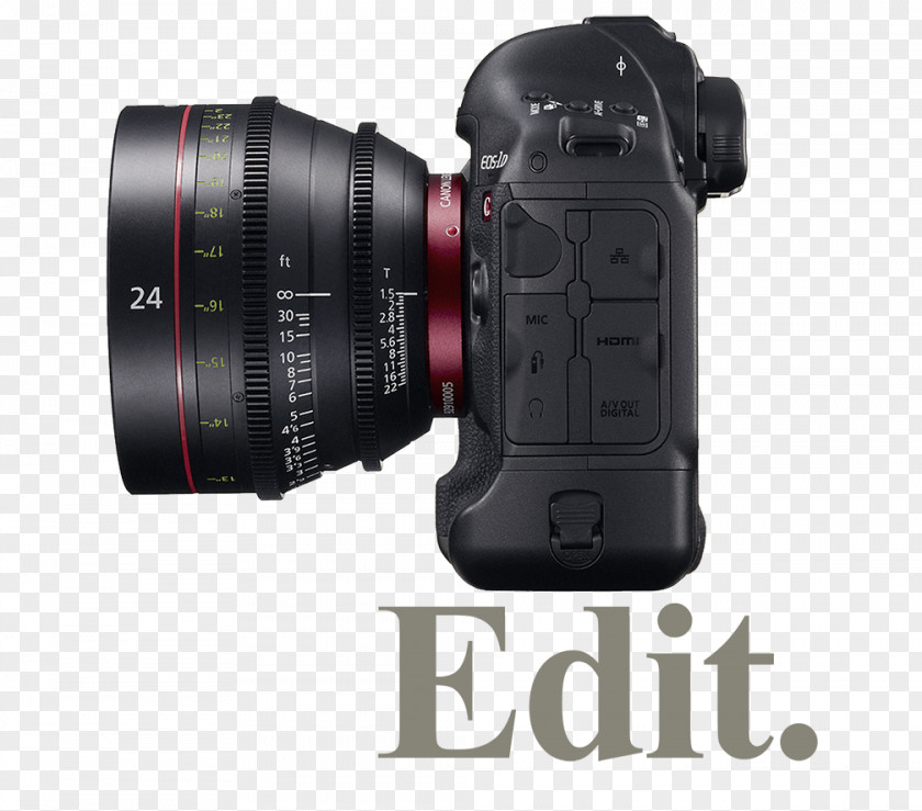 Camera Canon EOS-1D X C Digital SLR PNG