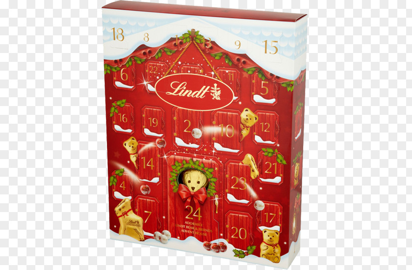 Chocolate White Advent Calendars Lindt & Sprüngli Santa Claus PNG