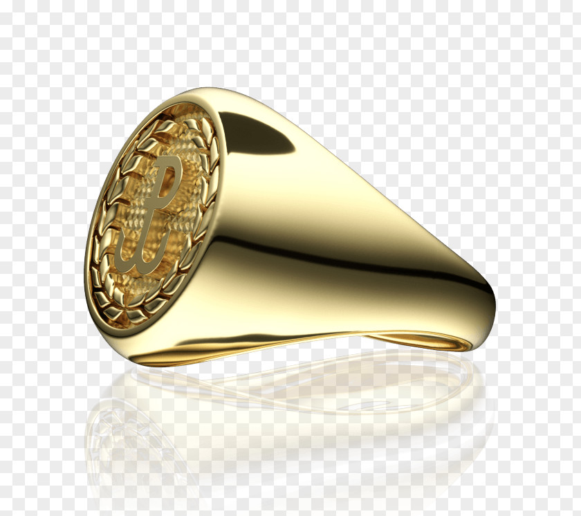 Gold Warsaw University Of Technology Chevalière Wedding Ring Silver PNG