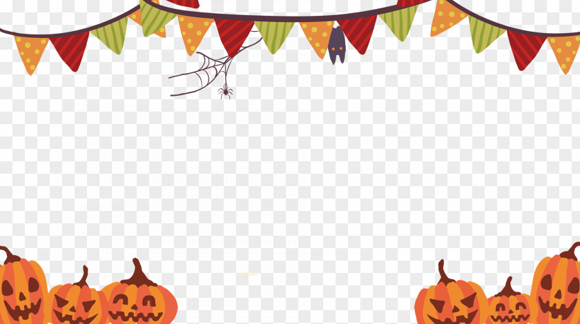 Halloween Pumpkin Banners Creatives Jack-o'-lantern PNG