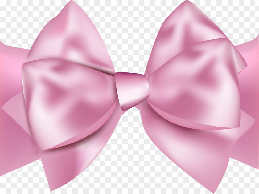 Pink Cartoon Bow Tie Ribbon Clip Art PNG