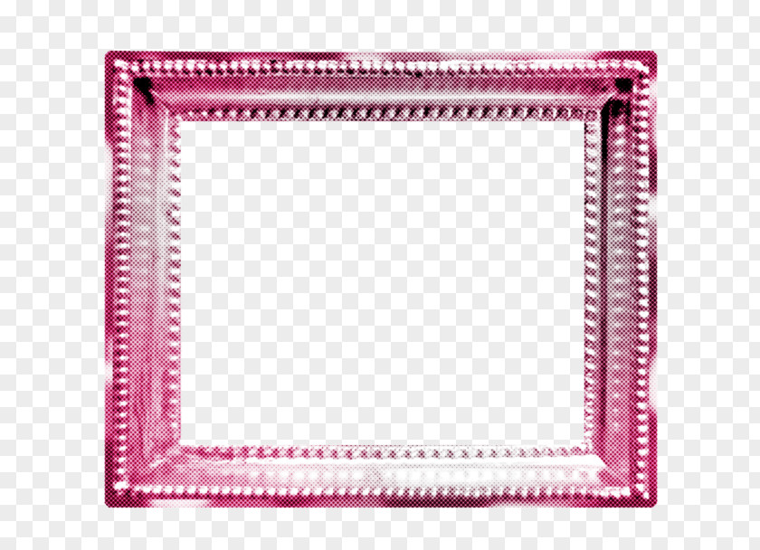 Rectangle Picture Frame Frames Pattern Pink M Line Meter PNG