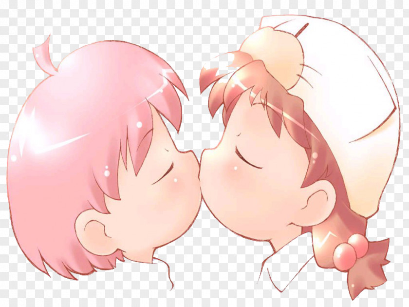 Sweet Lovers Kissing Kiss Significant Other Falling In Love Cartoon PNG