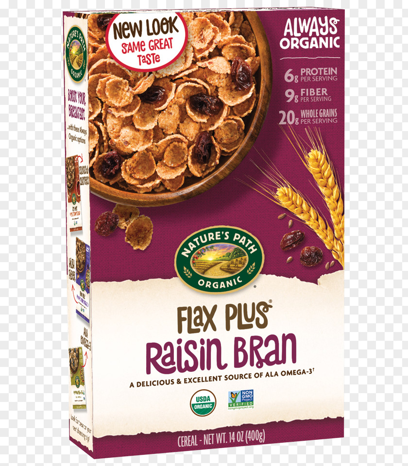 Wheat-flakes Breakfast Cereal Organic Food Nature's Path Natural Foods PNG
