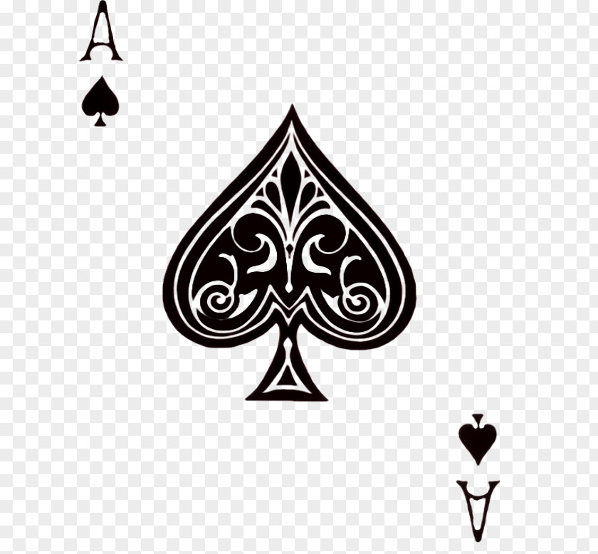 Ace Card Texas Hold 'em Of Spades Playing PNG