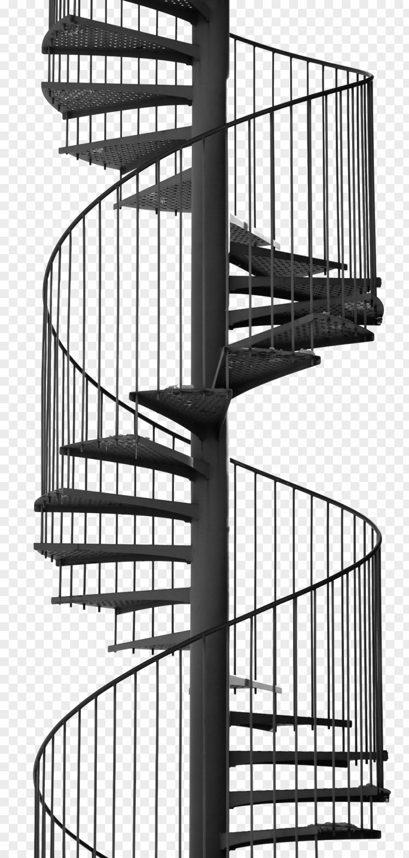 Black Handrail To Rotate The Stairs Csigalxe9pcsu0151 Spiral Photography Escalier Xe0 Vis PNG