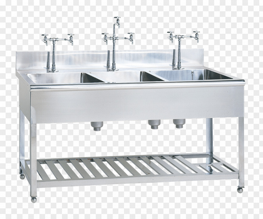 Laboratory Furniture Kitchen Sink Stainless Steel Plumbing Fixtures PNG