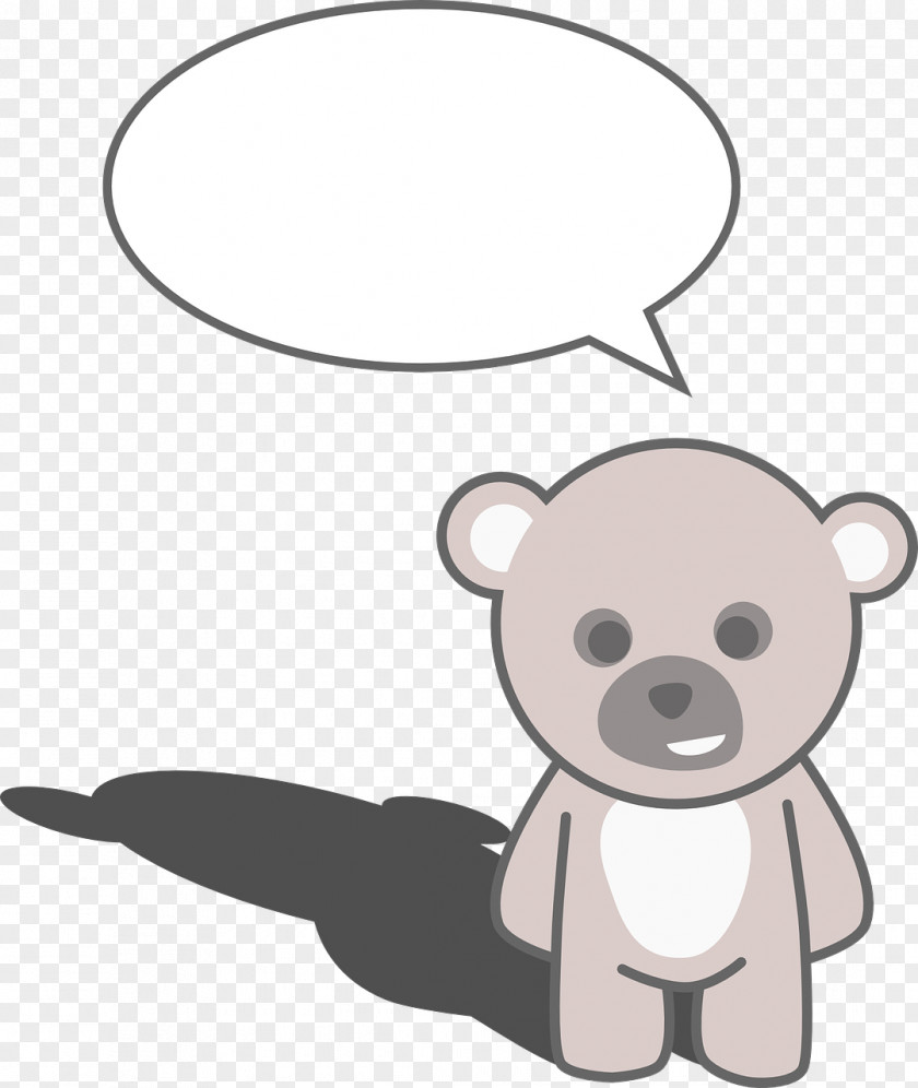 Thinking Bear Giant Panda Speech Balloon Clip Art PNG