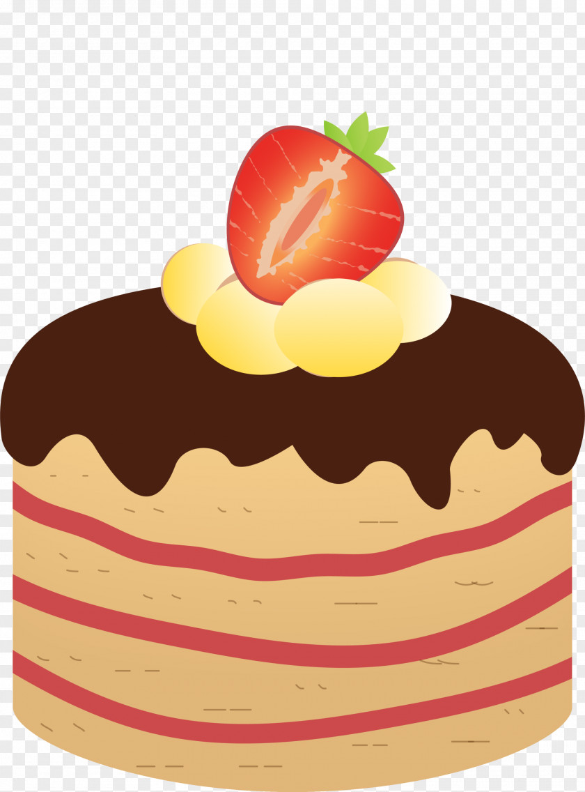 Yummy Strawberry Cake Ice Cream Pie Swiss Roll Cheesecake PNG