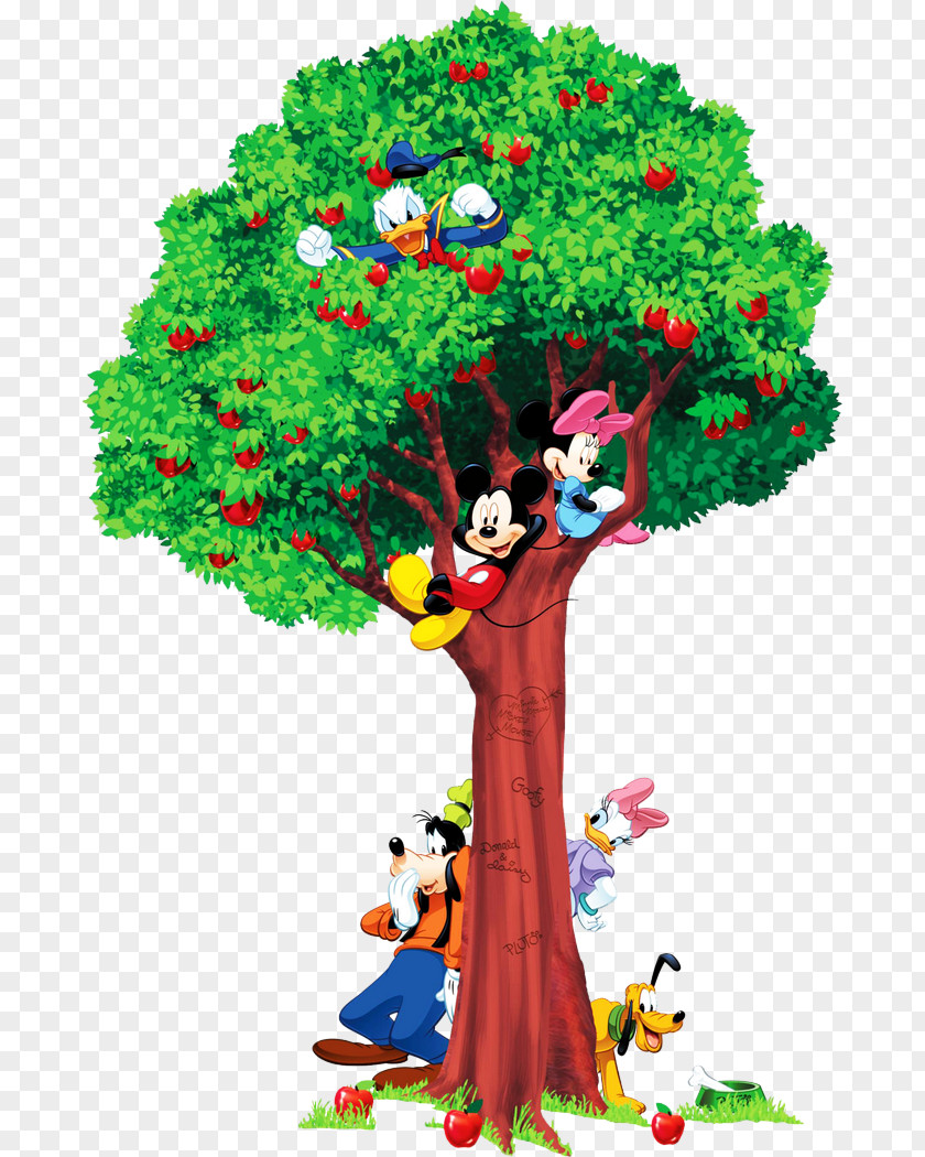 Mickey Mouse Minnie Daisy Duck Pluto Donald PNG