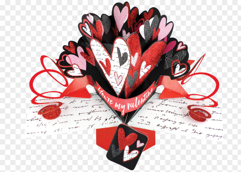 Pop Up Valentine's Day Paper Pop-up Ad Book Gift PNG