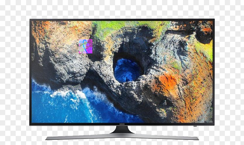 Samsung MU6100 Smart TV 4K Resolution Ultra-high-definition Television PNG