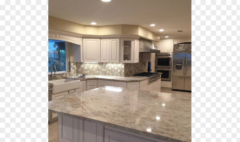 Marble Counter Tile Kitchen Wood Flooring Countertop PNG