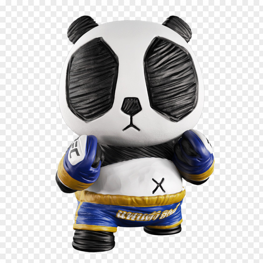 Muay Thai Combos Icon Mighty Jaxx Giant Panda Boxing Ink PNG