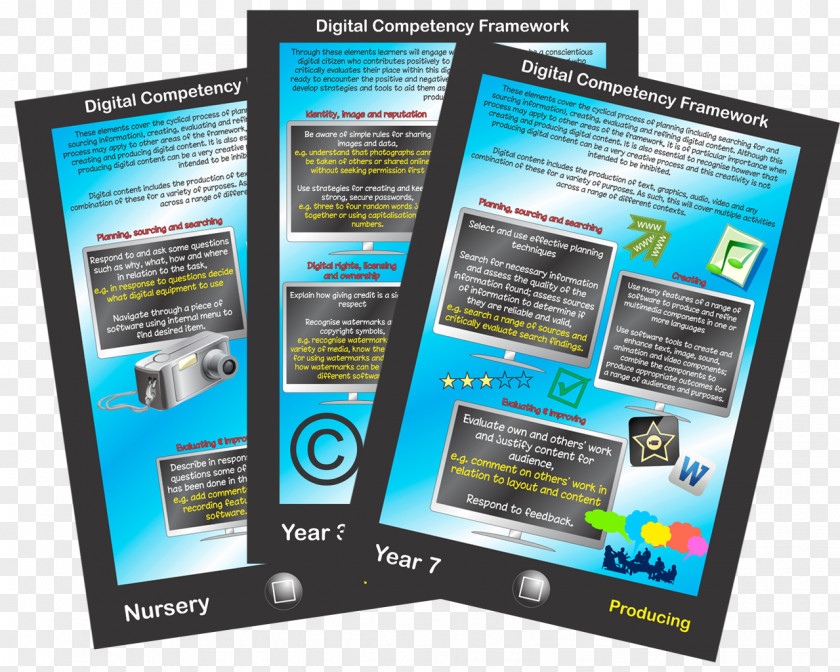 School Subjects Display Advertising Brand Brochure PNG