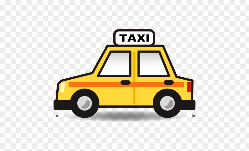 Taxi Emoji Car SMS Text Messaging PNG
