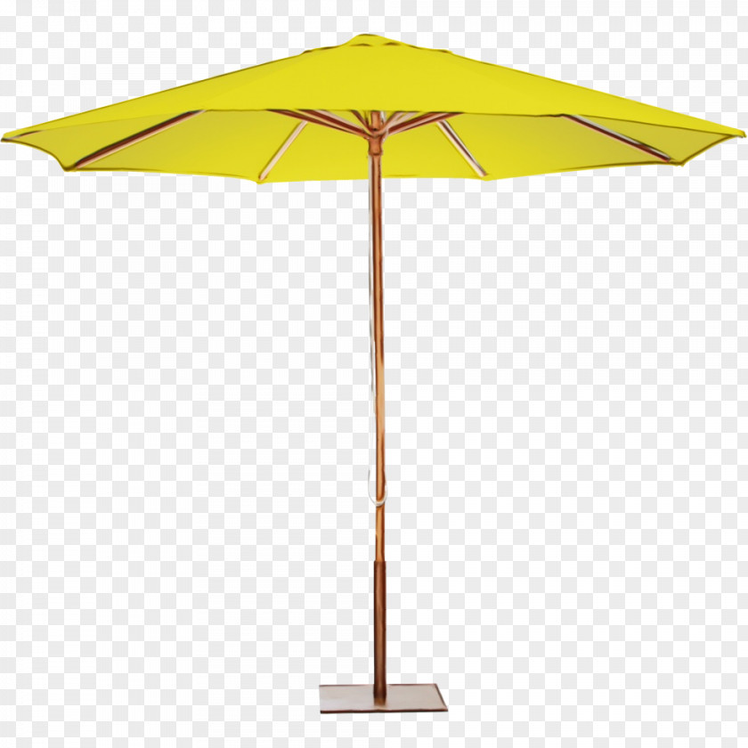Umbrella Shade Yellow Table Furniture PNG