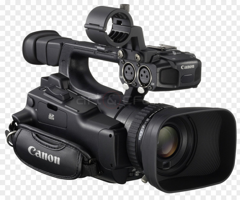 Video Camera Cameras MPEG-2 Canon 1080p Zoom Lens PNG