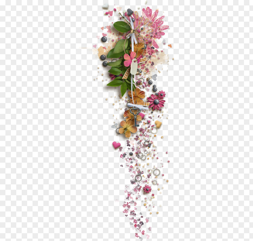 Floral Design Twig Spring PNG