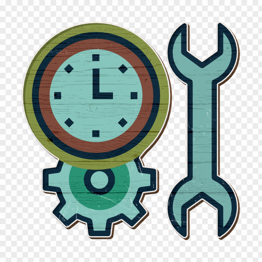 Project Management Icon Clock Time PNG