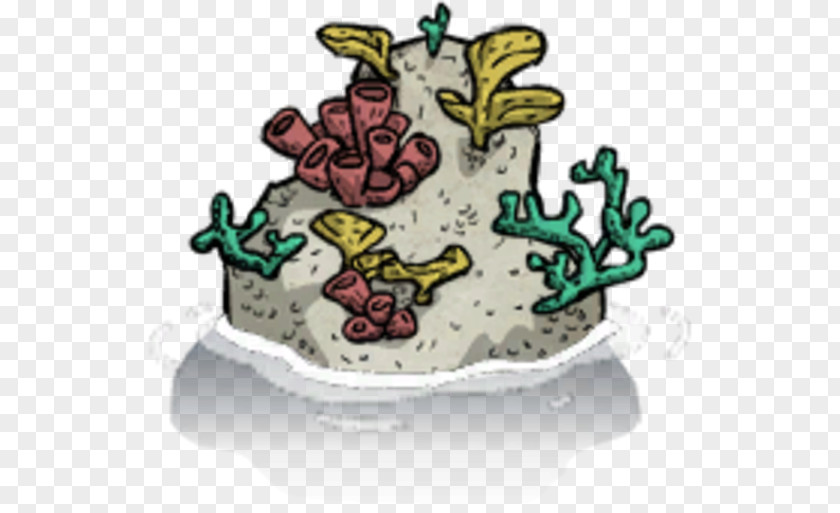 Rock Don't Starve Coral Reef Fish PNG