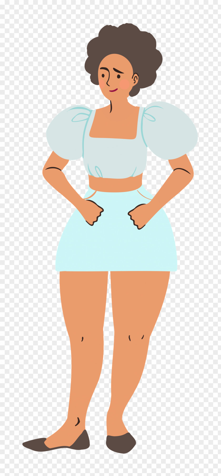 Standing Girl Woman PNG