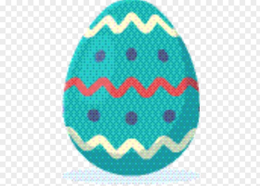 Teal Green Easter Egg Background PNG