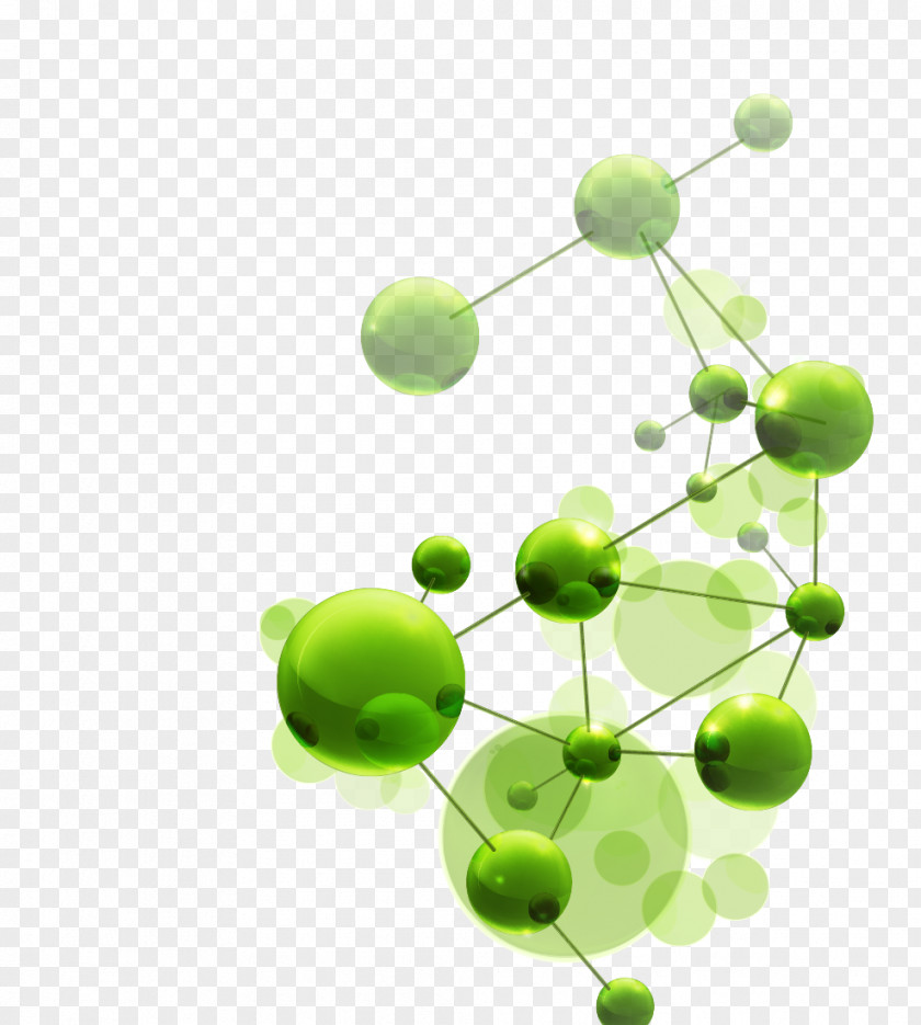 Vector Green Creature Chain Molecule Stock Illustration Photography Euclidean PNG