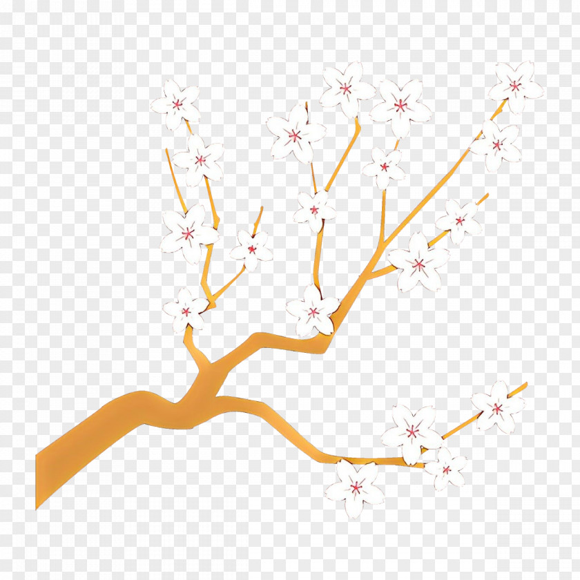 Branch White Twig Tree Plant PNG