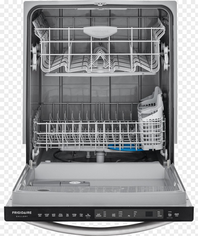 Refrigerator Frigidaire Gallery Series FGID2466QD Dishwasher Stainless Steel PNG