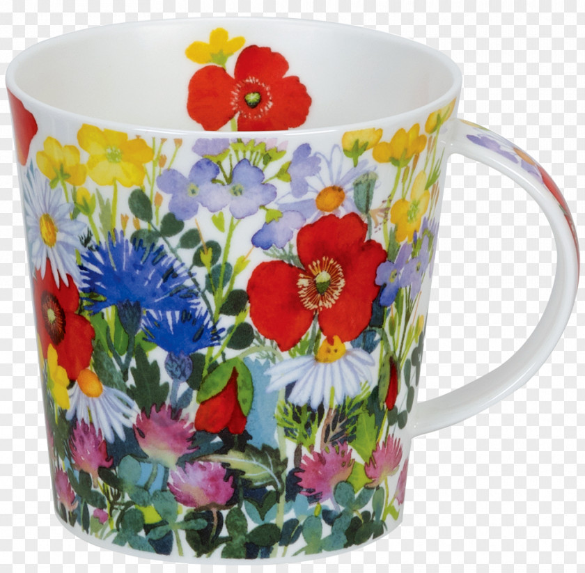 Flower Coffee Cup Dunoon Mug PNG