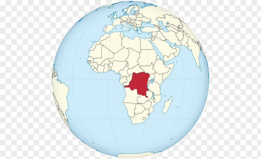 Globe Democratic Republic Of The Congo River World PNG