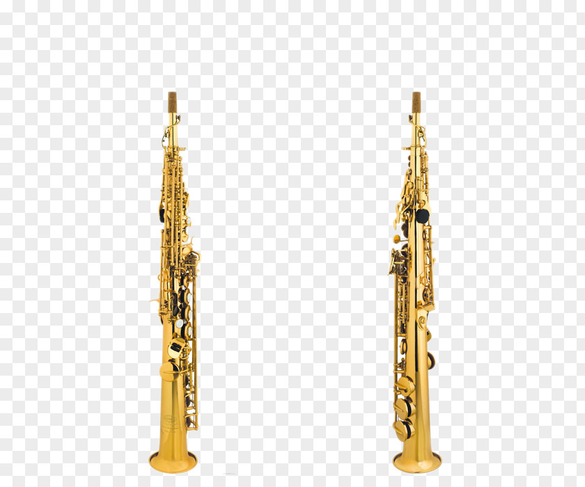 Golden Treble Saxophone Section Clarinet Oboe Brass Instrument Musical PNG