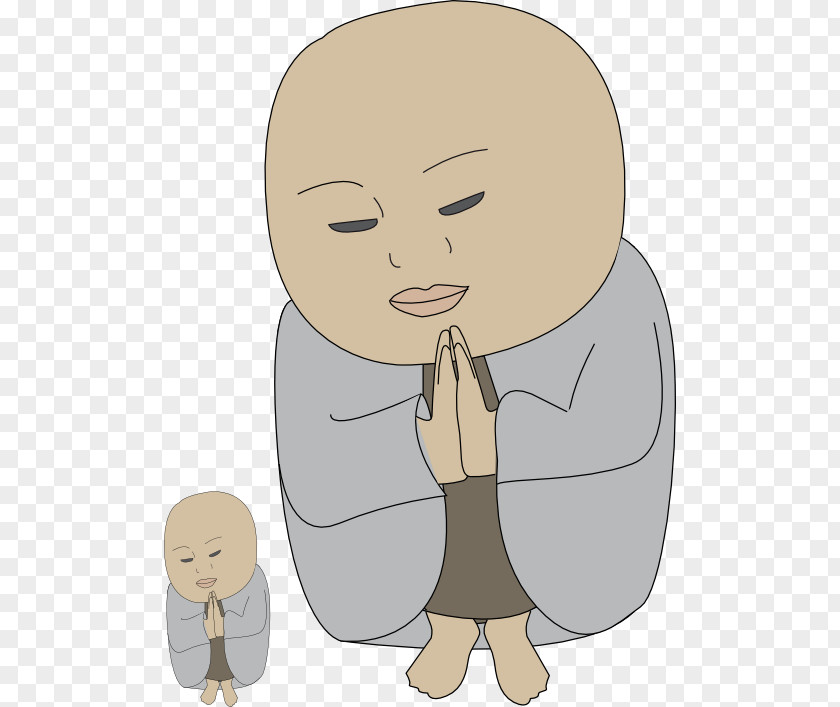 Meditation Monk Clip Art PNG