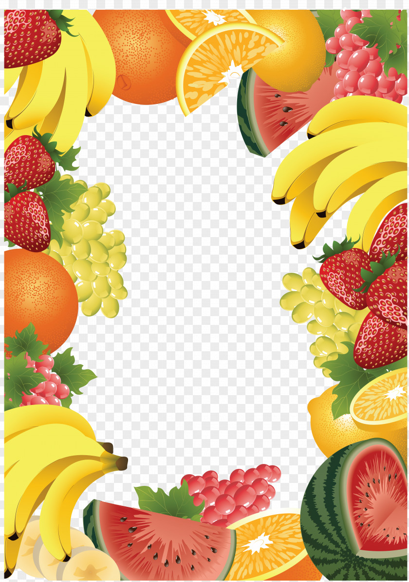 Picture Frames Fruit Clip Art PNG