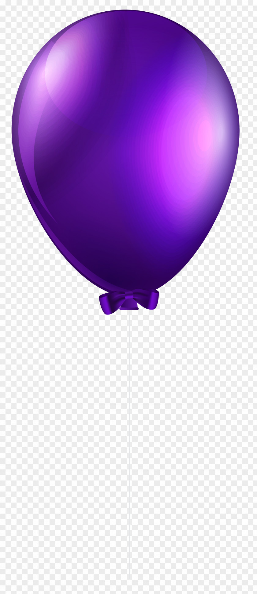 Purple Balloon Transparent Clip Art Image PNG