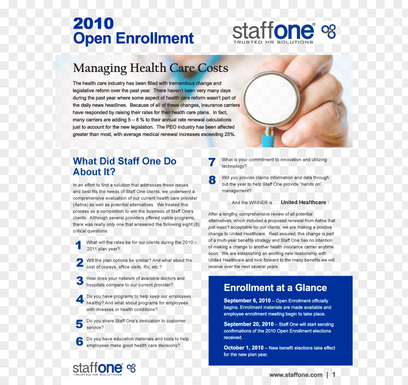 Annual Enrollment Flyer Employee Benefits Advertising Brochure PNG