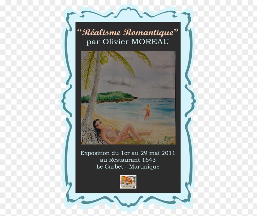 Aquarelle Romantique Poster Literary Realism Art Exhibition ZOO Martinique HOUSING LATOUCHE Painting PNG